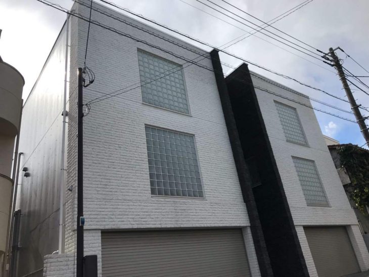   世田谷区深沢　コンクリート再生塗装で外壁塗装工事