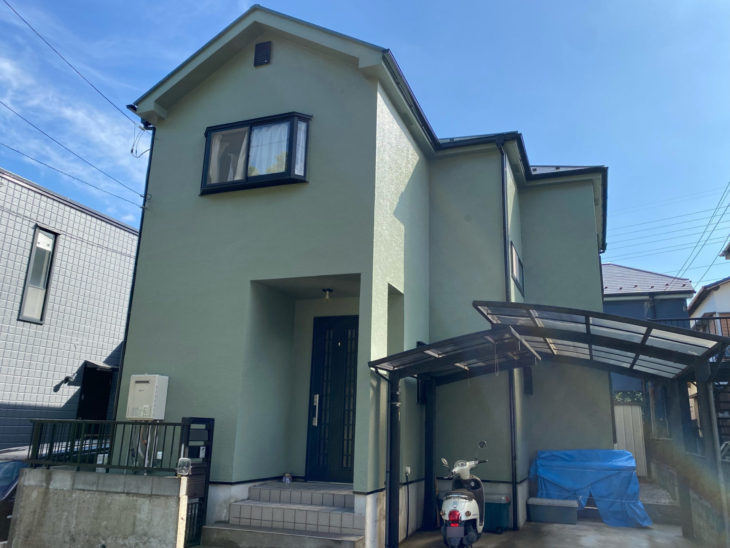   松戸市小金原　ジョリパッドの外壁1色塗装・屋根塗装工事