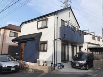 柏市O様邸屋根カバー・外壁塗装・給湯器交換リフォーム