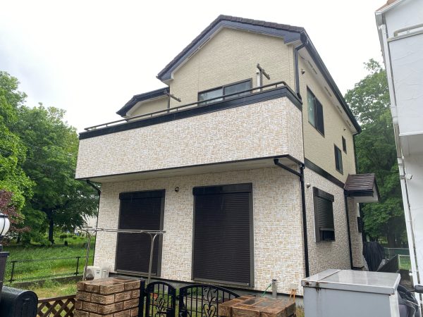 八千代市八千代台北 コロニアルネオ屋根カバー・窯業系サイディング外壁塗装