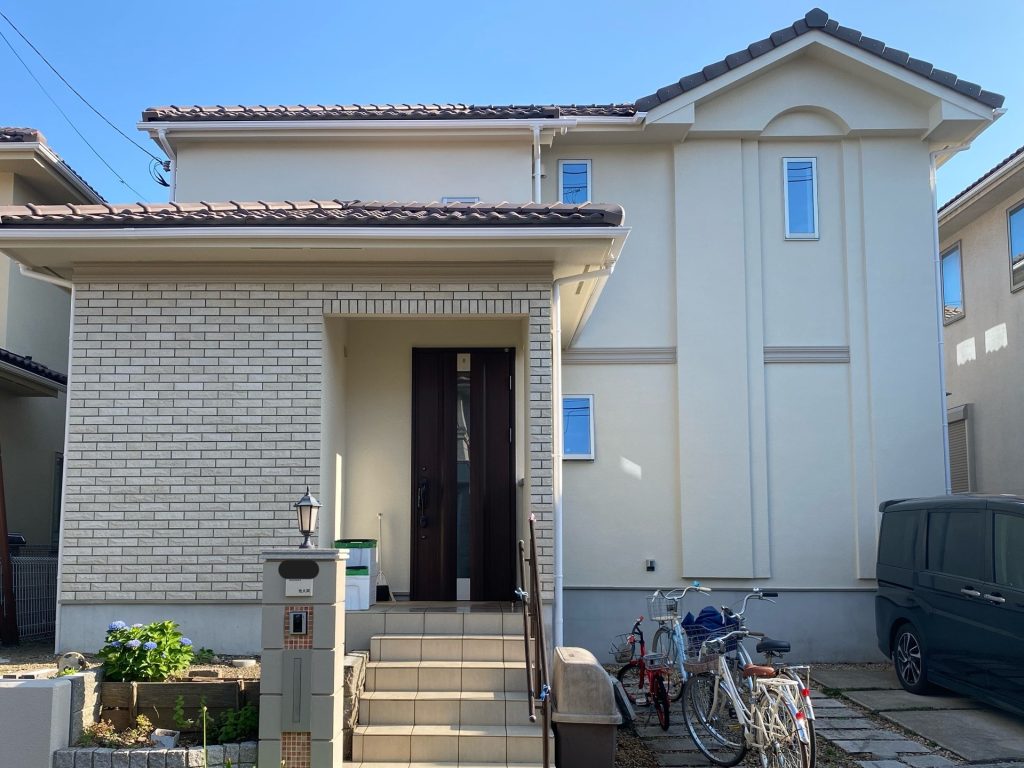 船橋市高根台　野村不動産住宅の外壁塗装工事