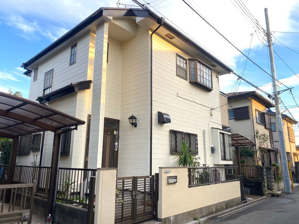 松戸市金ケ作 築35年の一戸建てを塗り替え・ベランダ改修工事　