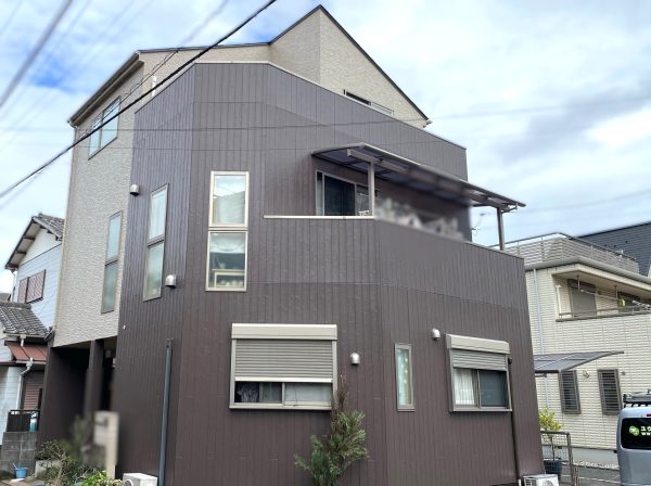 【船橋市 外壁 屋根塗装】築15年のサイディングとガルバリウム屋根を無機UVコートで高耐久塗装