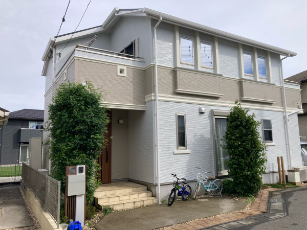 【千葉県柏市逆井・築10年】新昭和のお住まいをフッ素塗料で屋根外壁塗装｜I様邸