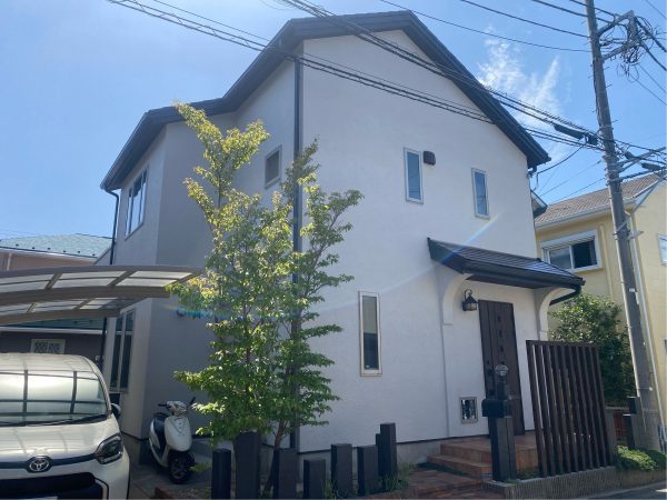 【千葉県習志野市・築20年】三井ホームのモルタル外壁を石調仕上げで高級感アップ！初めての屋根外壁塗装｜H様邸