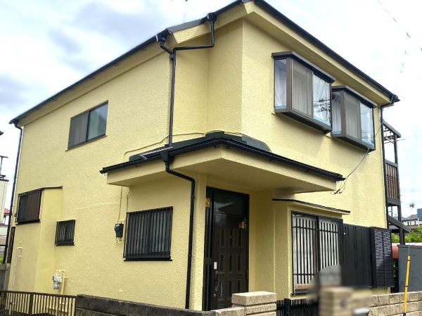 【船橋市駿河台 外壁塗装】築約50年のモルタル外壁の傷みを徹底補修。超低汚染無機フッ素塗料で高耐久リフォーム｜S様邸施工事例